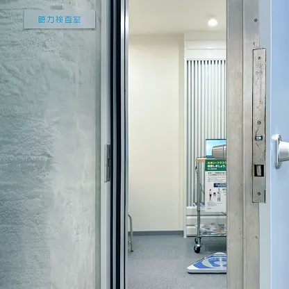 聴力検査室の写真